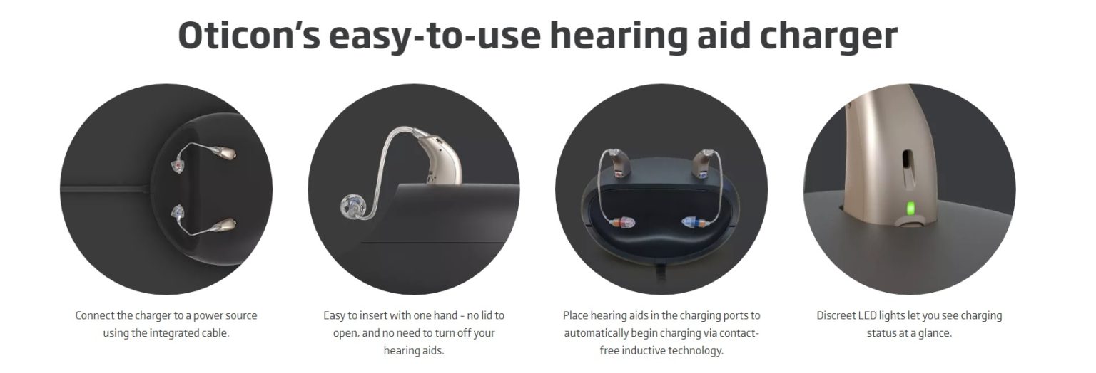 Oticon Charger 1.0 for Oticon More, OPN & Ruby hearing aids Hearing